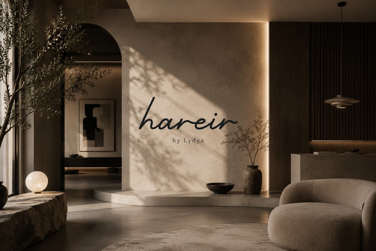 hareir curved plaster atelier